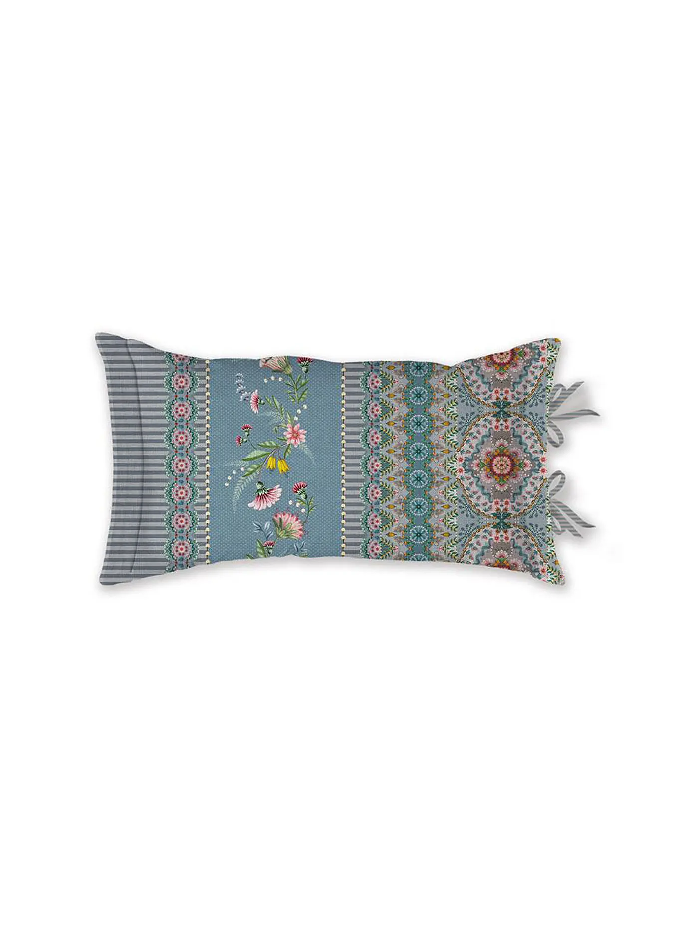 PIP STUDIO | Zierkissen gefüllt 35x60cm Majorelle Carpet Pink | blau
